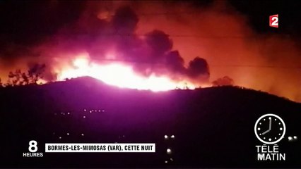 Incendies : 4e jour de lutte pour les pompiers du Sud-Est