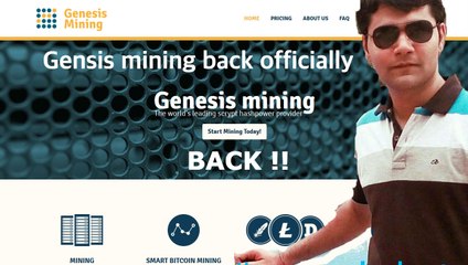 Genesis Mining back Officially