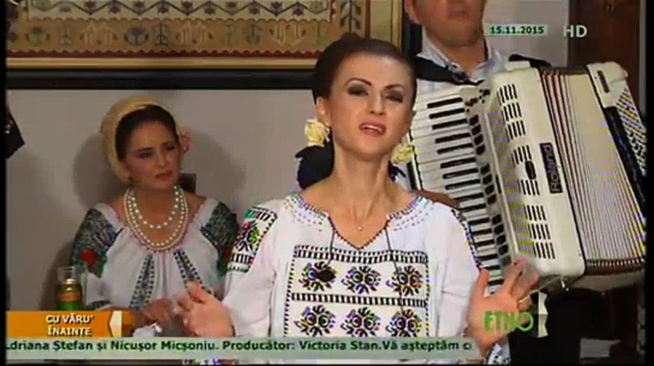 Andreea Voica - Inimioara, inimioara (Cu Varu' inainte - ETNO TV - 15.11.2015)