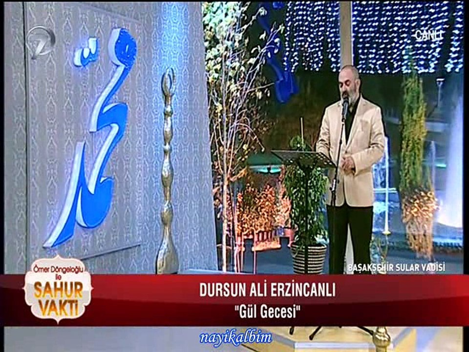 Dursun Ali Erzincanlı GÜL GECESİ Ramazan 2017