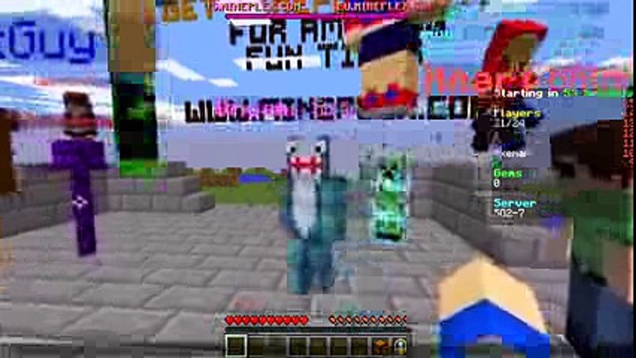 Minecraft - SHARKY AND SCUBA STEVE JOIN TEAMS!!!