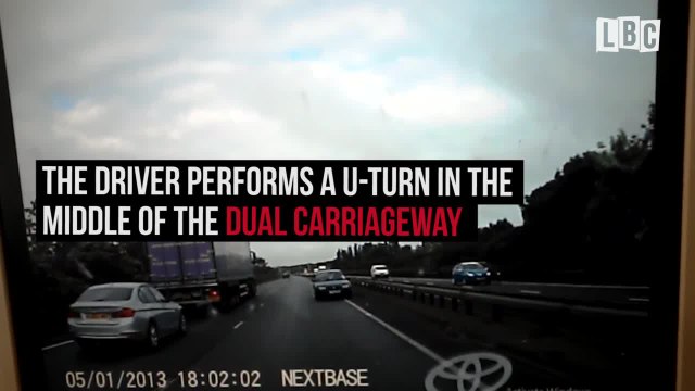 WATCH: Car Drives Wrong Way Down Dual Carriageway… Refuses To Stop