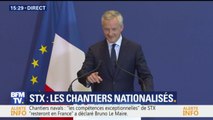Bruno Le Maire annonce la nationalisation de STX France