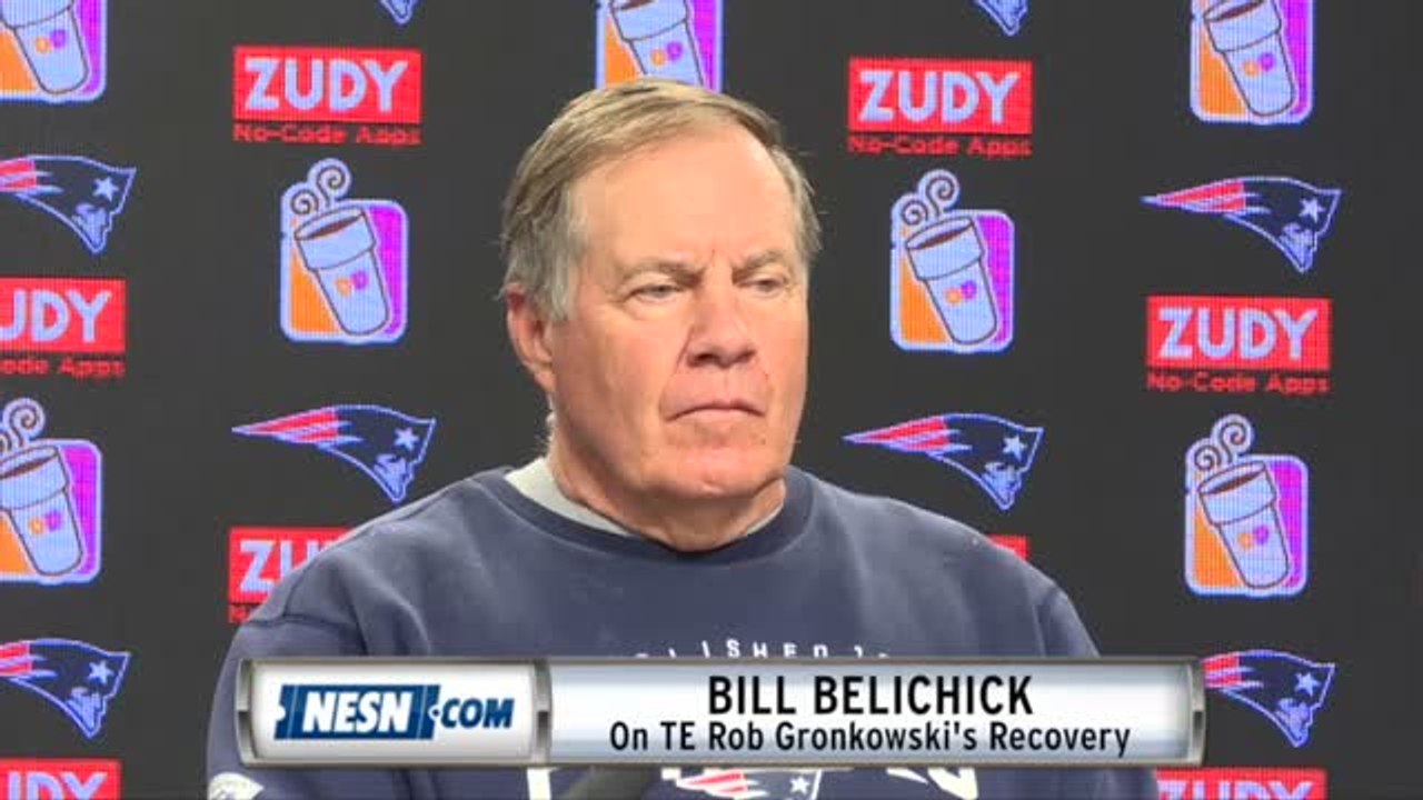 Bill Belichick On Rob Gronkowski: "He Doesn't Have Any Limits"