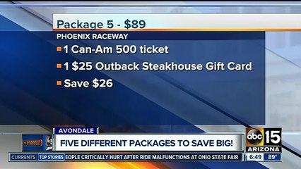 Save big at Phoenix International Raceway