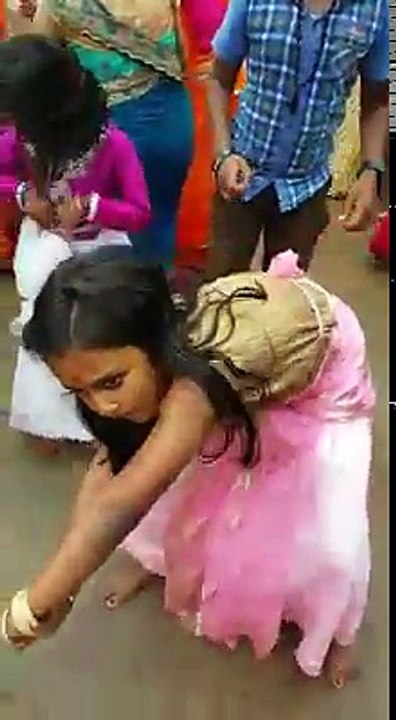 Six Year Old Dancing for Bathukamma Song