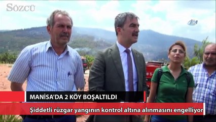 Şiddetli rüzgar yangının kontrol altına alınmasını engelliyor