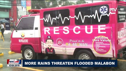 More rains threaten flooded Malabon