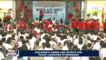 Children's games and sports for peace launched in Mindanao