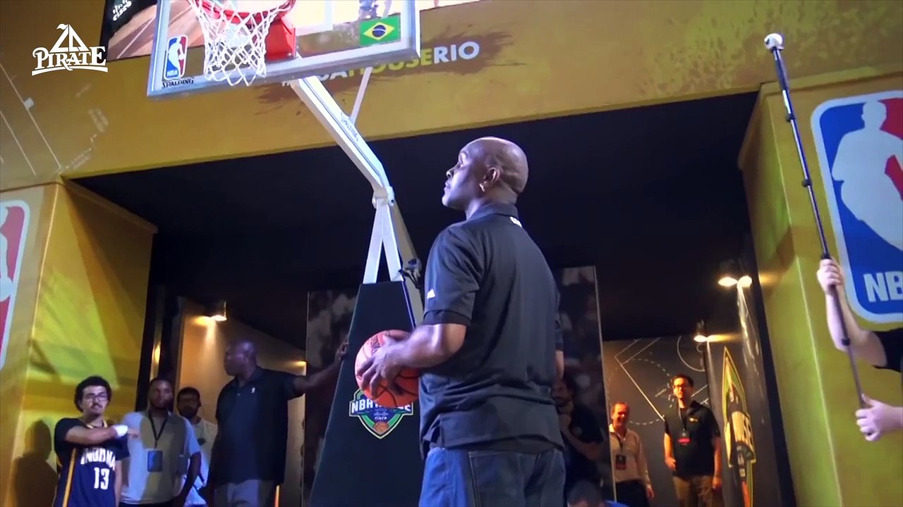 Des stars de la NBA impréssioné par un spectateur