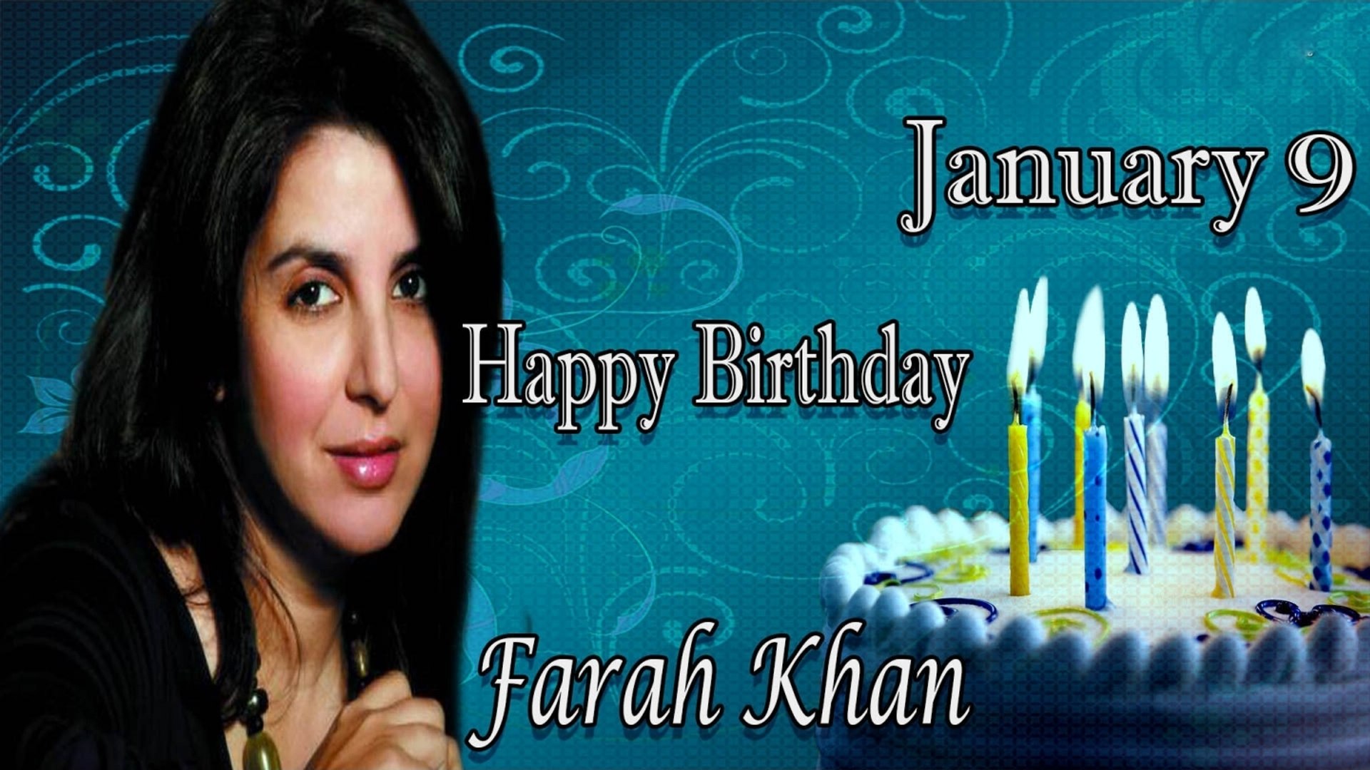 9th January Farah Khan Birthday Chart - video Dailymotion