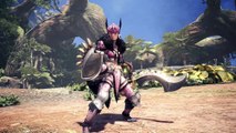 Monster Hunter World - Tráiler armas ligeras.