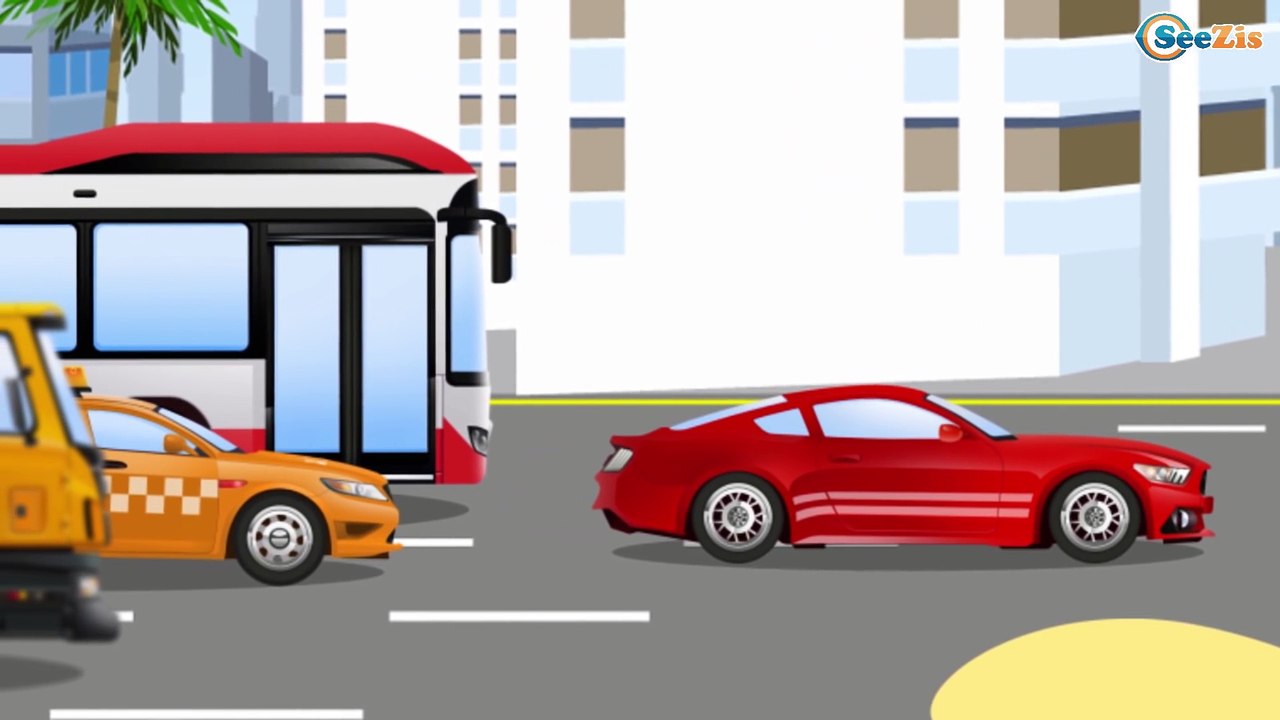 Kids Cars Cartoons with Speed Race Cars & Sports Car Real Race in the City | Videos for kids