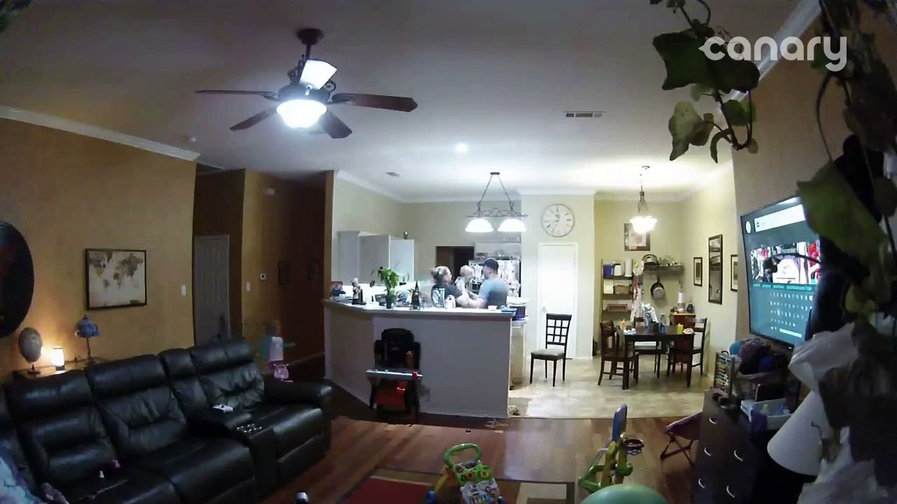 Epic Dad Reflexes Save Falling Baby