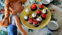 Baby Alive Food - Making Play doh CUPCAKES! - baby doll food - how to make baby alive food