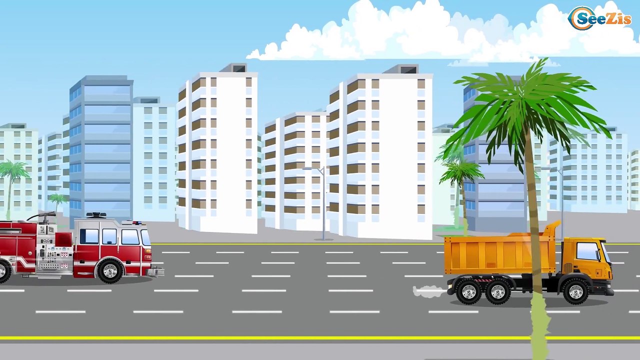 Racing Cars FUN RACE in the City - Vehicle & Car for children - New Cars & Trucks for Kids