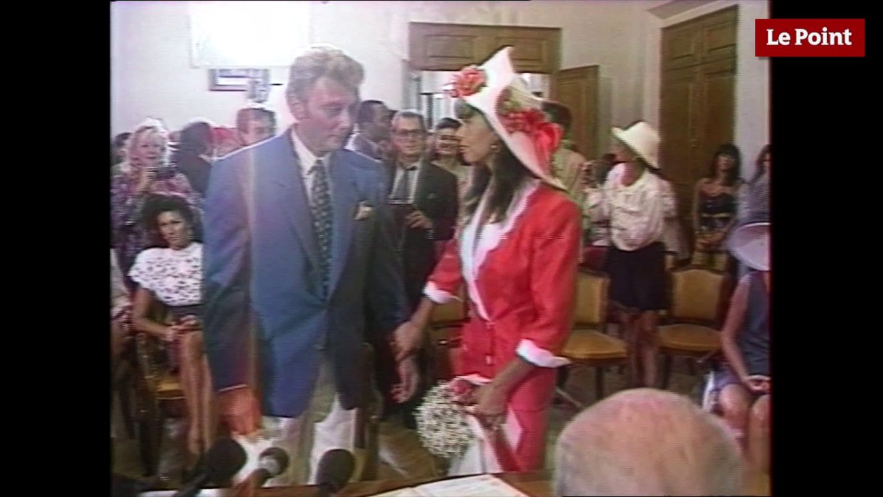 Les mariages de Johnny Hallyday avec Sylvie, Adeline et Laetitia