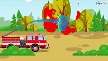 Voiture Pour Bébés: Voiture de police et Ambulance - Dessins animés pour enfants - Vidéo éducative