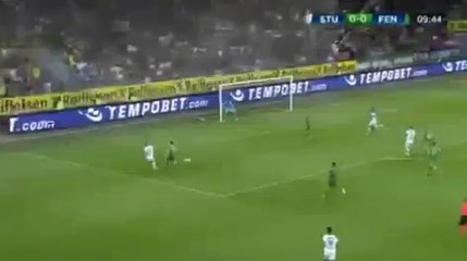 Stefan Hierlaender Goal Sturm Graz (Aut) 1 - 0 Fenerbahce (Tur)