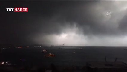 İşte Haydarpaşa Limanı'ndaki patlama anı!