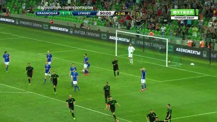 Suleymanov Goal HD - Krasnodar 2 - 1 Lyngby - 27.07.2017 (Full Replay)