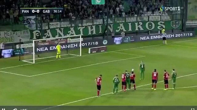 Molins G Penalty Goal - Panathinaikos Gre vs Gabala Aze 1-0 27.07.2017 (HD)
