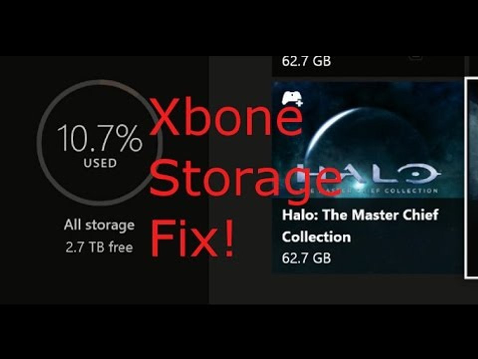 How to fix Xbox One Storage