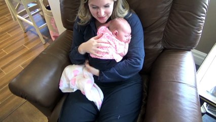 Big Dogs Meet NewBorn Baby for First Time