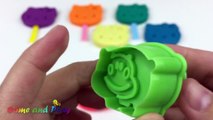 Apprendre les couleurs avec éclat jouer bonjour minou moules amusement et Créatif pour enfants