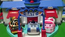 로보카폴리 열리는 구조본부 플레이 세트 엠버 로이 헬리 뽀로로 장난감 Robocar Poli rescue Center Headquarter Play set toy