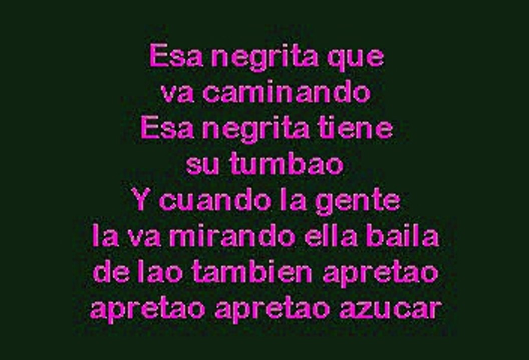 Celia Cruz - La Negra Tiene Tumbao (Karaoke con voz guia)