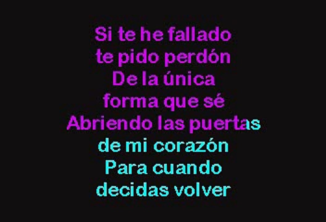 Chayanne - Un Siglo Sin Ti (Karaoke)