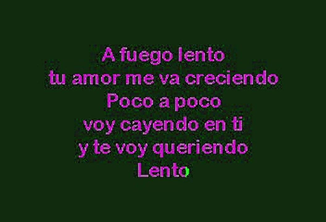 Jennifer Peña - A Fuego Lento (Karaoke con voz guia)