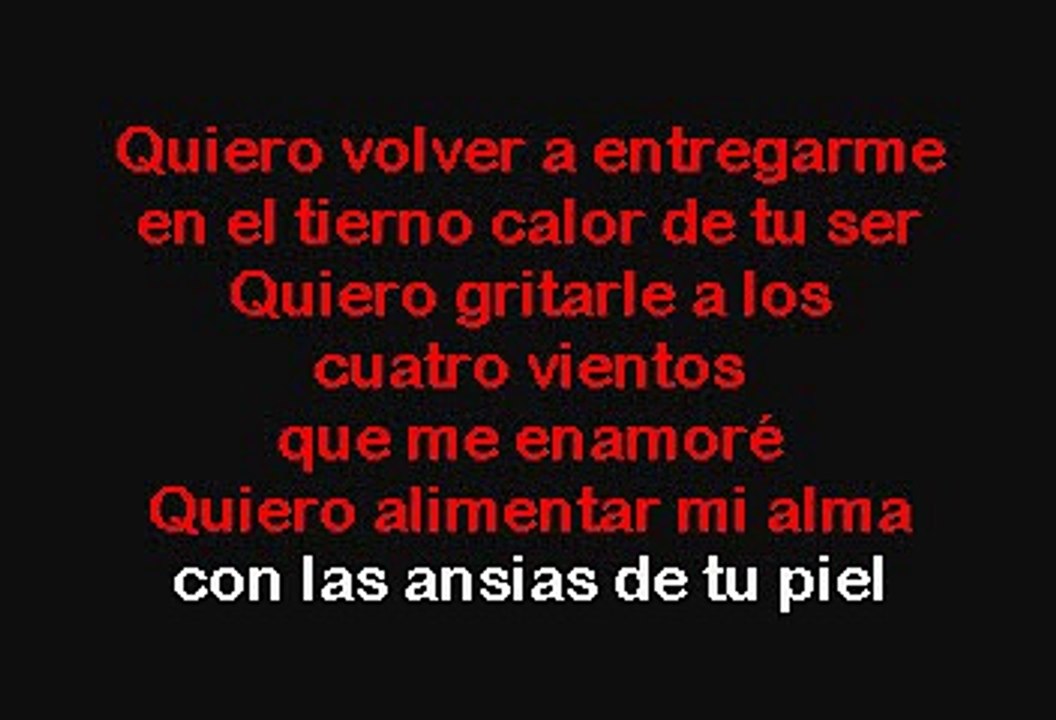 Jerry Rivera - Quiero (Karaoke)