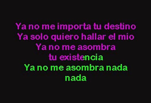Juanes - Nada (Karaoke)