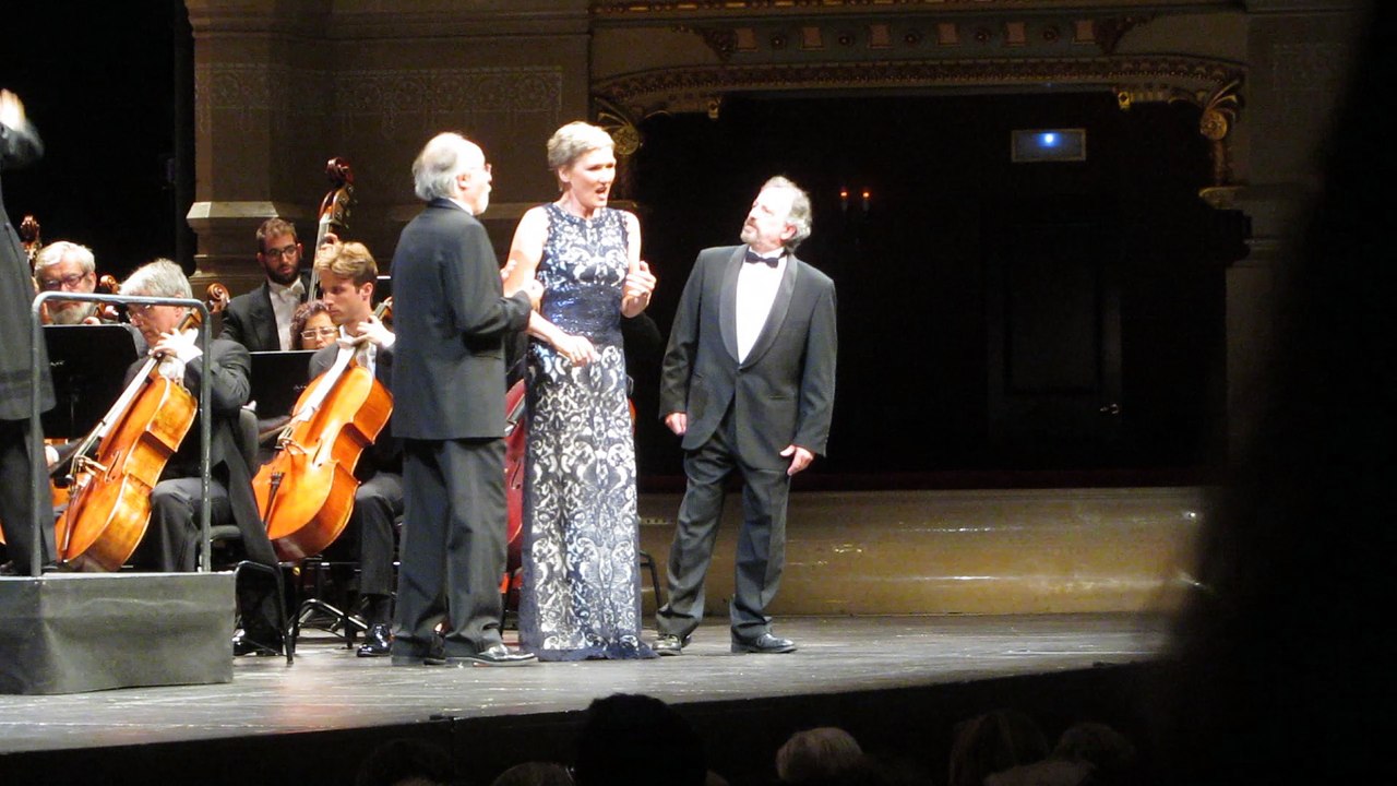 Angela Denoke & Omar Jara & Emili Rosés, 'Ach, es geht mir gar nicht nah', Die lustige Witwe (Lehár)