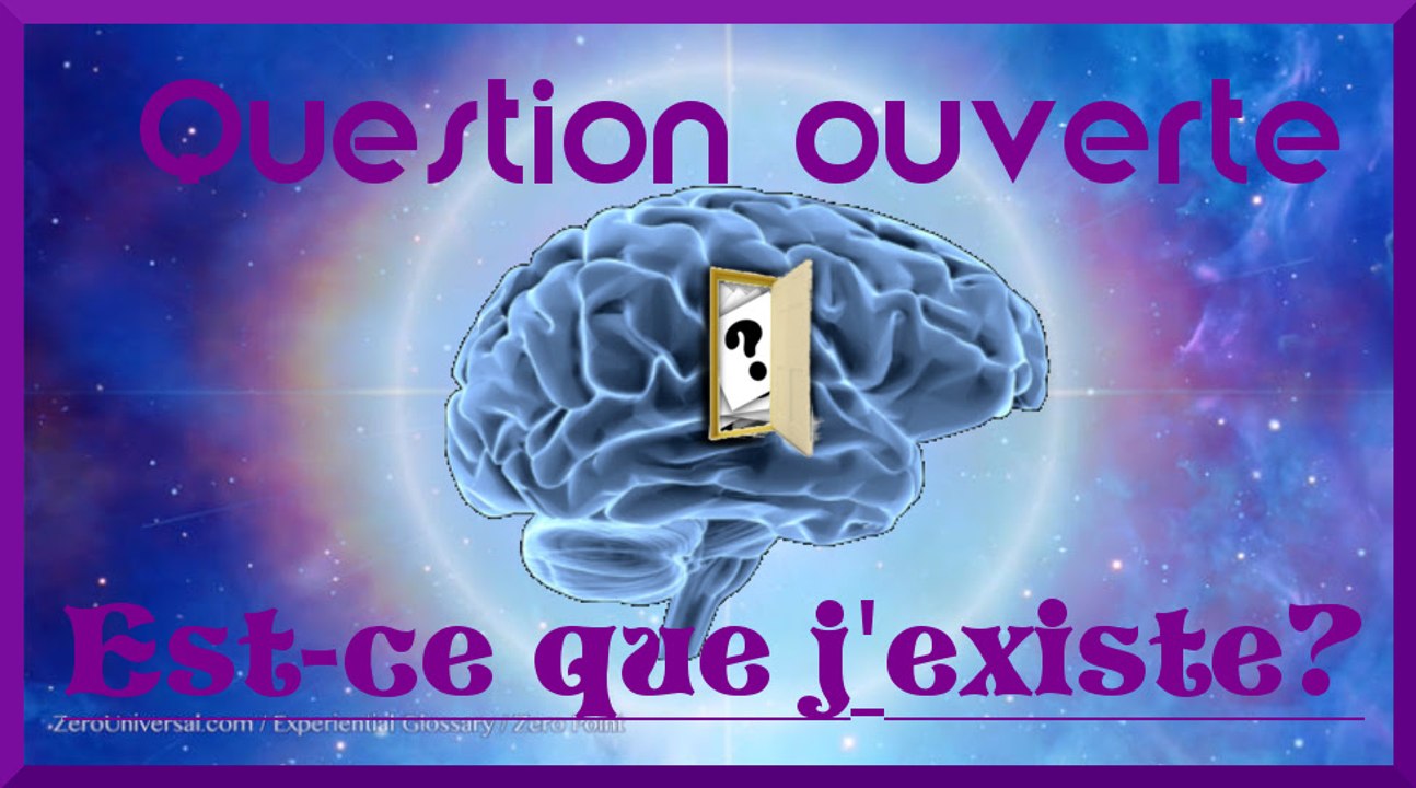 Questions Ouvertes] - Est-ce que j'existe?