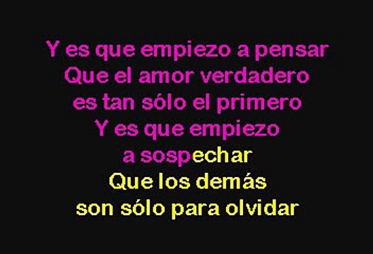 La Oreja De Van Gogh - Rosas (Karaoke)