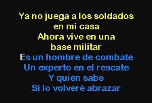 Los Tigres Del Norte - Mi Soldado (Karaoke con voz guia)