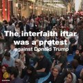 New York Muslims' Ifthar in front of Trump Tower