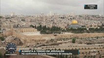 Confrontos deixam feridos em Jerusalém