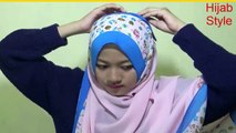 Simple Volume Layered Hijab Tutorial and Hijab Style
