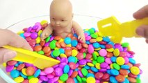 Bébé bain Bonbons Chocolat les couleurs poupée Apprendre temps équipe jouets vidéo m