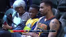 Sefolosha Sits In Front Row With Young Pacers Fan For Final 23 Seconds