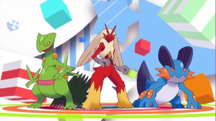 Bande-annonce en dessin animé de Pokémon Rubis Oméga et Pokémon Saphir Alpha