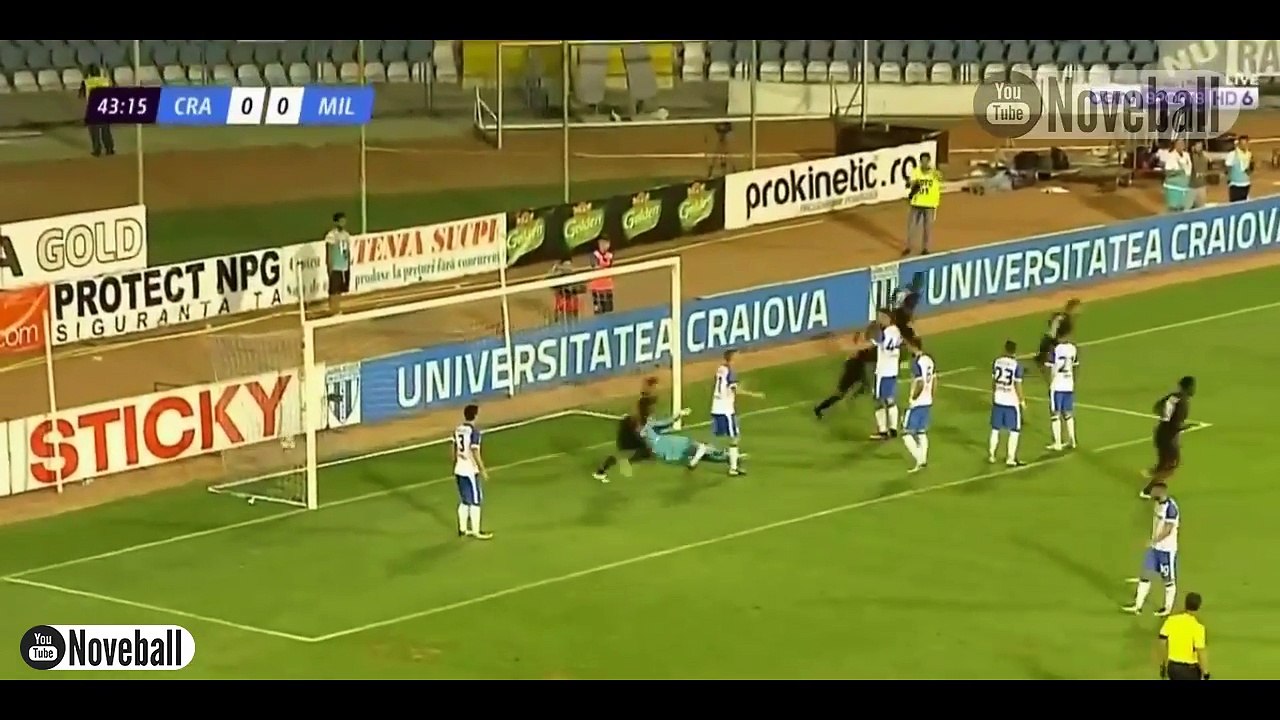 CS Universitatea Craiova vs AC Milan 0-1 Highlights & Goals (27/07/2017) | Noveball