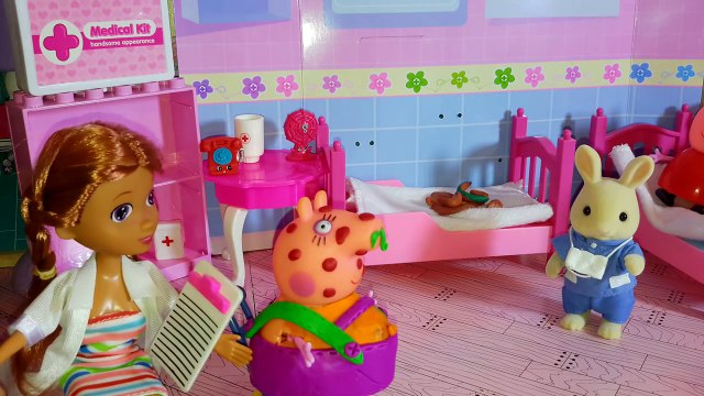 Свинка Пеппа ОБКАКАЛАСЬ КРОВЬ УКОЛ ШПРИЦ Мультики для детей из игрушек на русском Peppa Pi