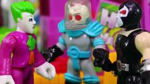 Kids Toys Channel Batman is Frozen by Bane, The Joker and Mr Freeze (Part 2) Imaginext Jus