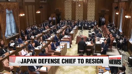 Japan's defense minister to resign over cover-up scandal