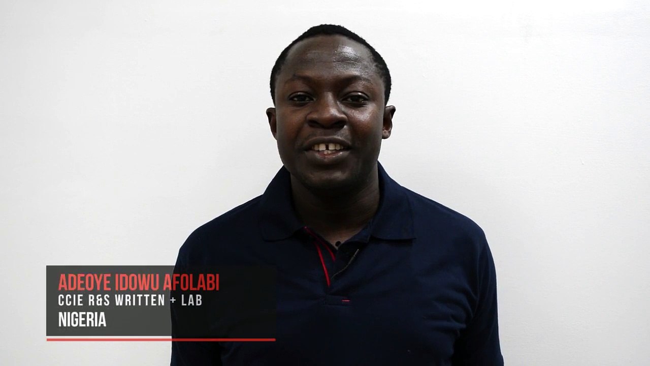 Mr. Adeoye Shares Reviews of Network Bulls Trainer Mr. Rohit - (Sr. Trainer - Cisco R&S, #40021)